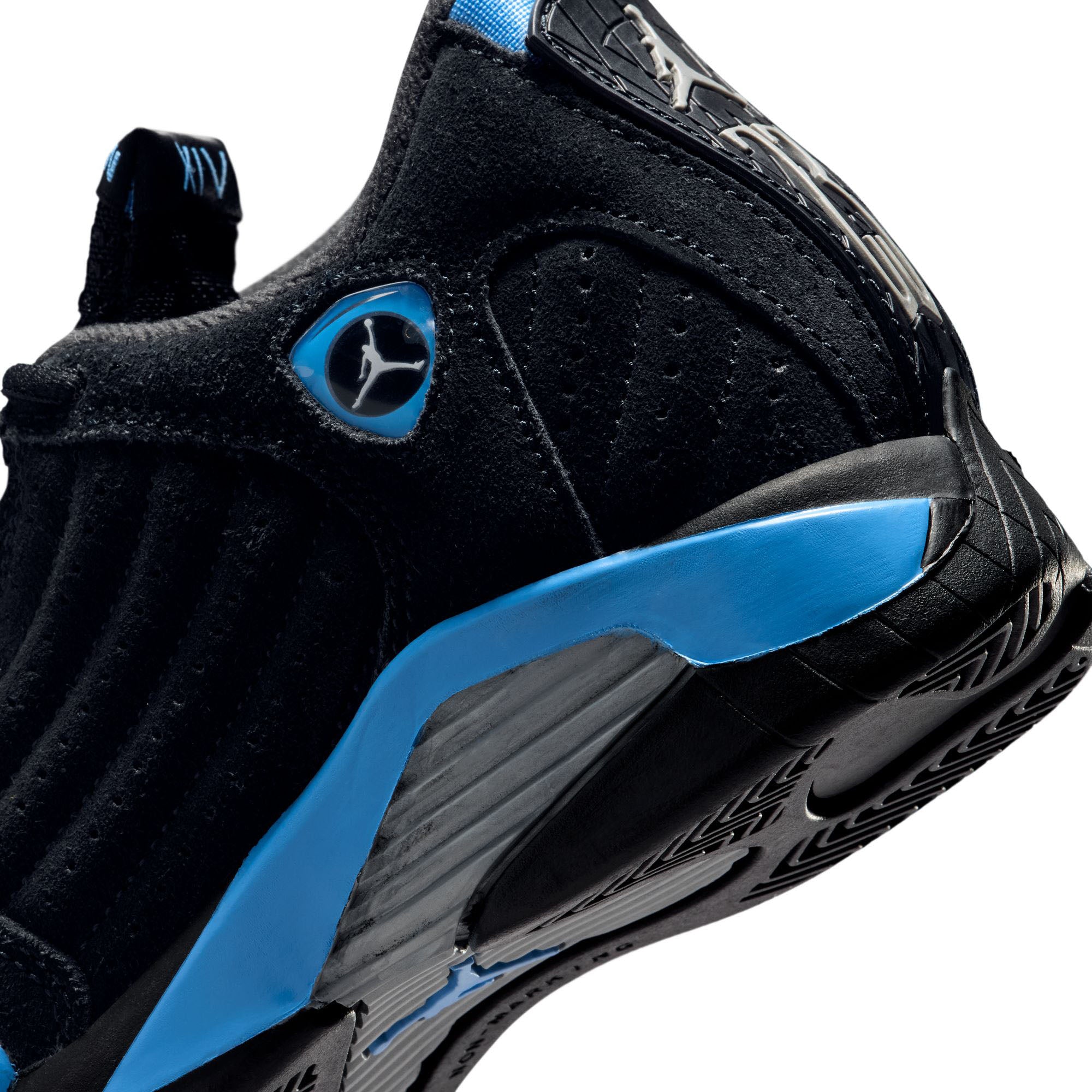 Jordan 14 Retro PS Black/White-University Blue (312092-007)