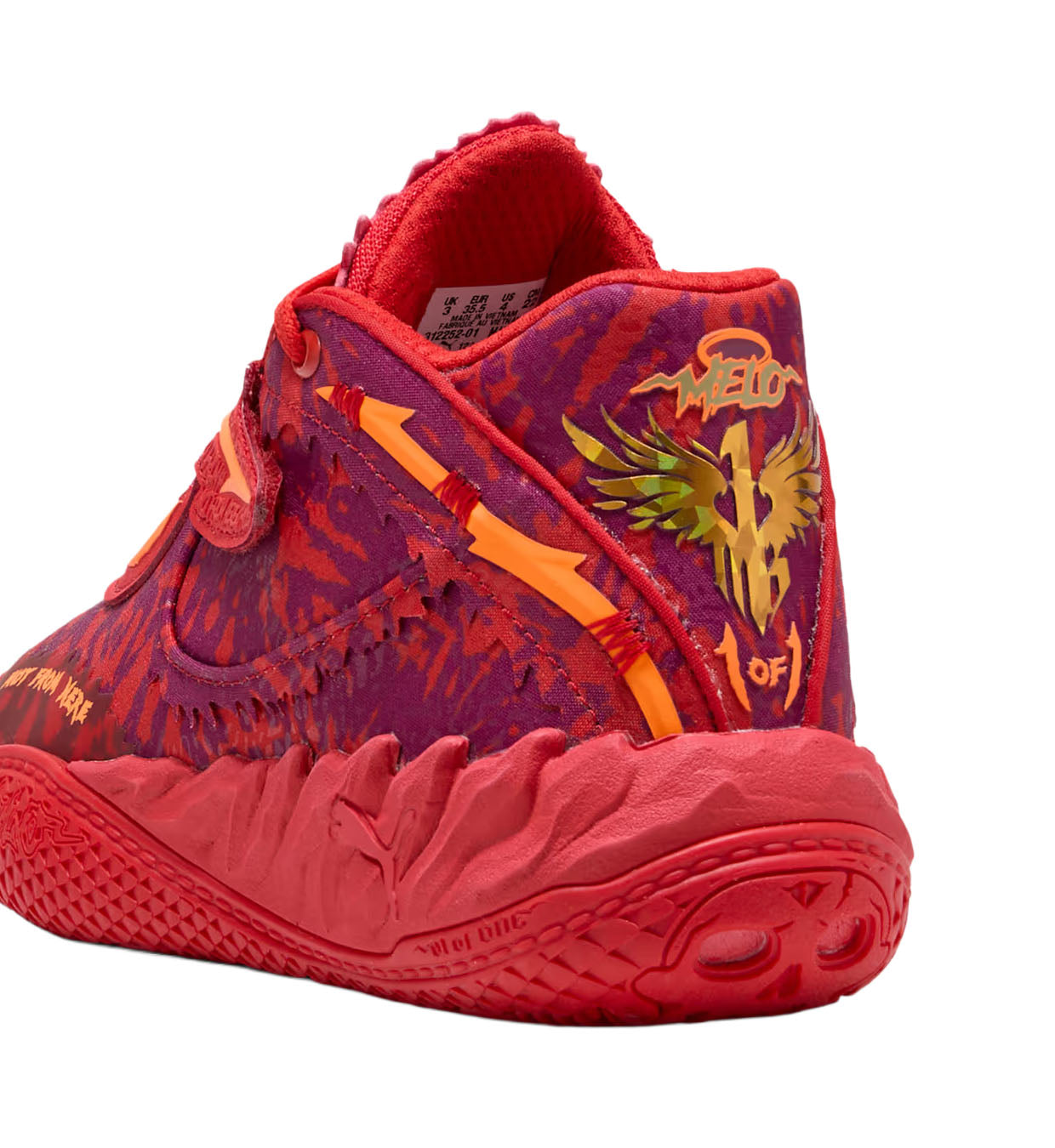 PUMA MB.05 Crowd Surf GS PUMA Red/Magenta Gleam/Fluro Orange 312252_01 | Pro Feet
