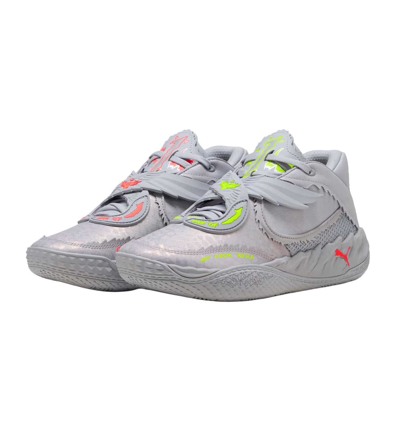 PUMA MB.05 Metallic Vibrant Silver/Yellow Alert/Glowing Red (312480_01)