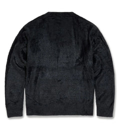 See You In Paradise Plush Crewneck Sweater Black 3992-10 | Pro Feet
