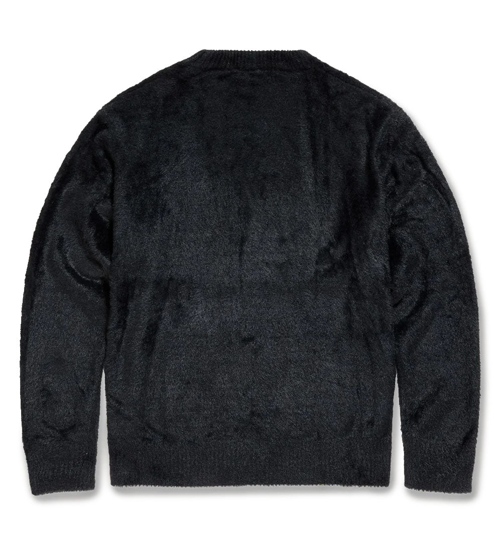 See You In Paradise Plush Crewneck Sweater Black 3992-10 | Pro Feet
