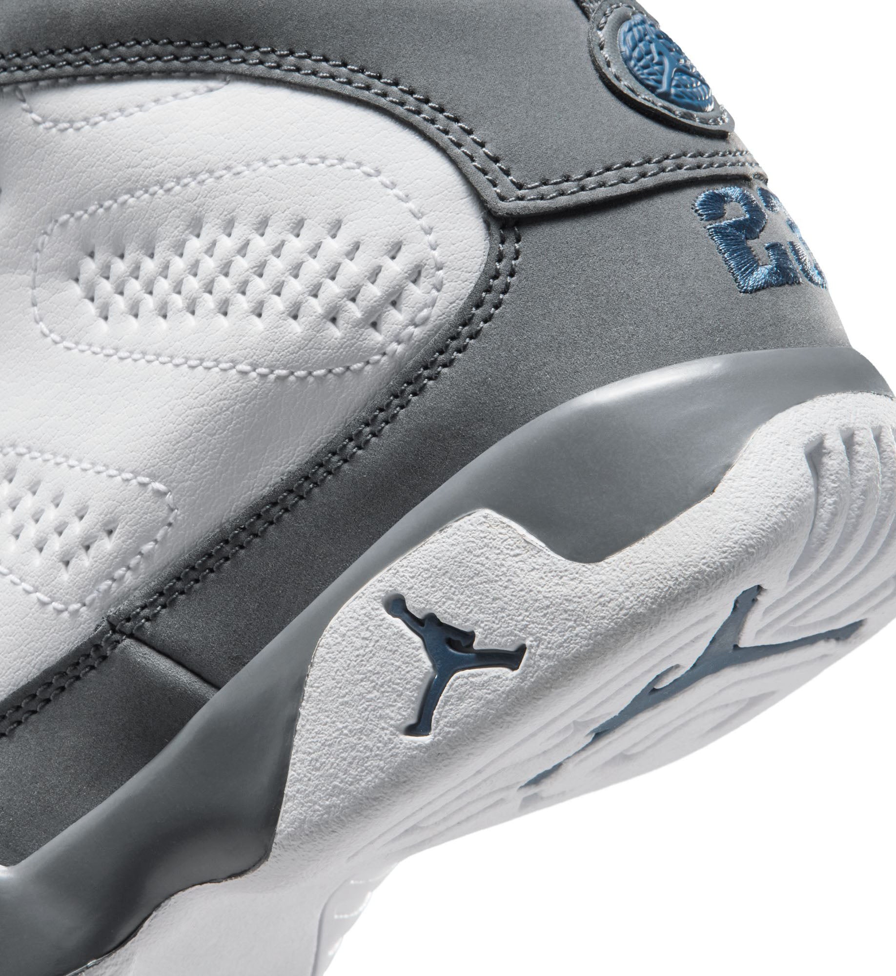 Jordan 9 Retro PS “White/French Blue/Flint Grey” (401811-100)