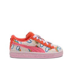 PUMA Care Bears x Sesame Street Basket Frosted Ivory/Red Glamour/Pearl Pink 406903_01 | Pro Feet