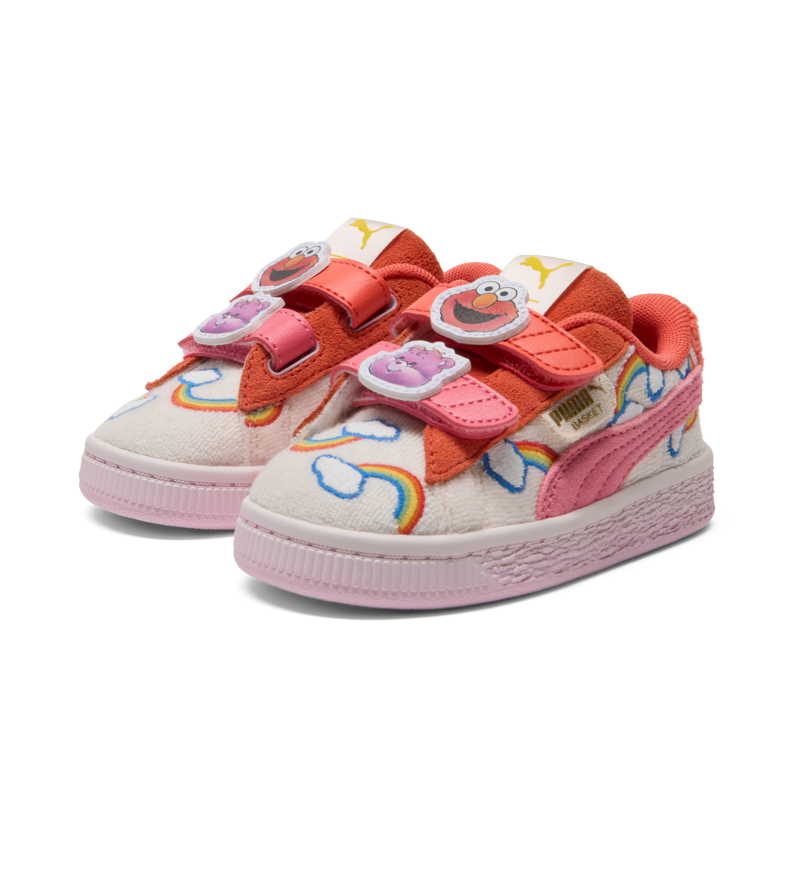 PUMA x Sesame Street x Care Bears Cheer 2 INF Frosted Ivory/Red Glamour/Pearl Pink(40690401)