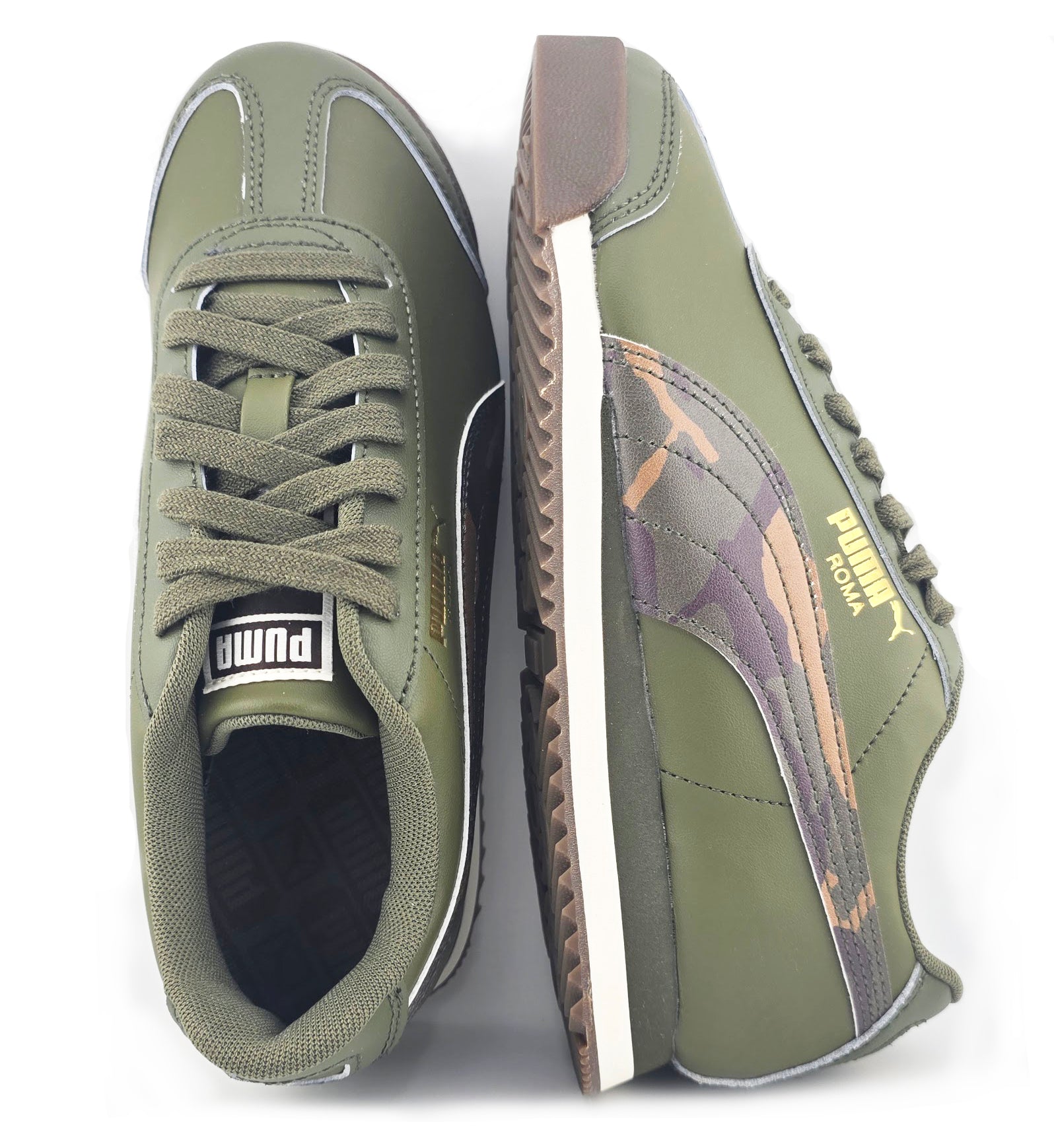 PUMA Roma Camo GS “Army Green/Camo” (407901_01)