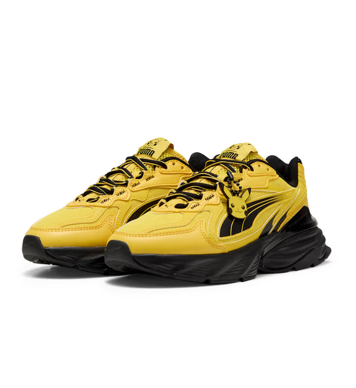 PUMA x Pokémon Fade Pikachu Shoes Energizing Yellow PUMA Black 40810501 | Pro Feet