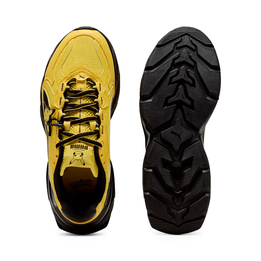 PUMA x Pokémon Fade Pikachu Shoes Energizing Yellow PUMA Black 40810501 | Pro Feet
