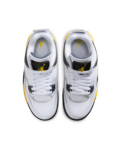 Air Jordan 4 Retro Rare Air GS White Dark Blue Grey Black Tour Yellow 408452-102 | Pro Feet