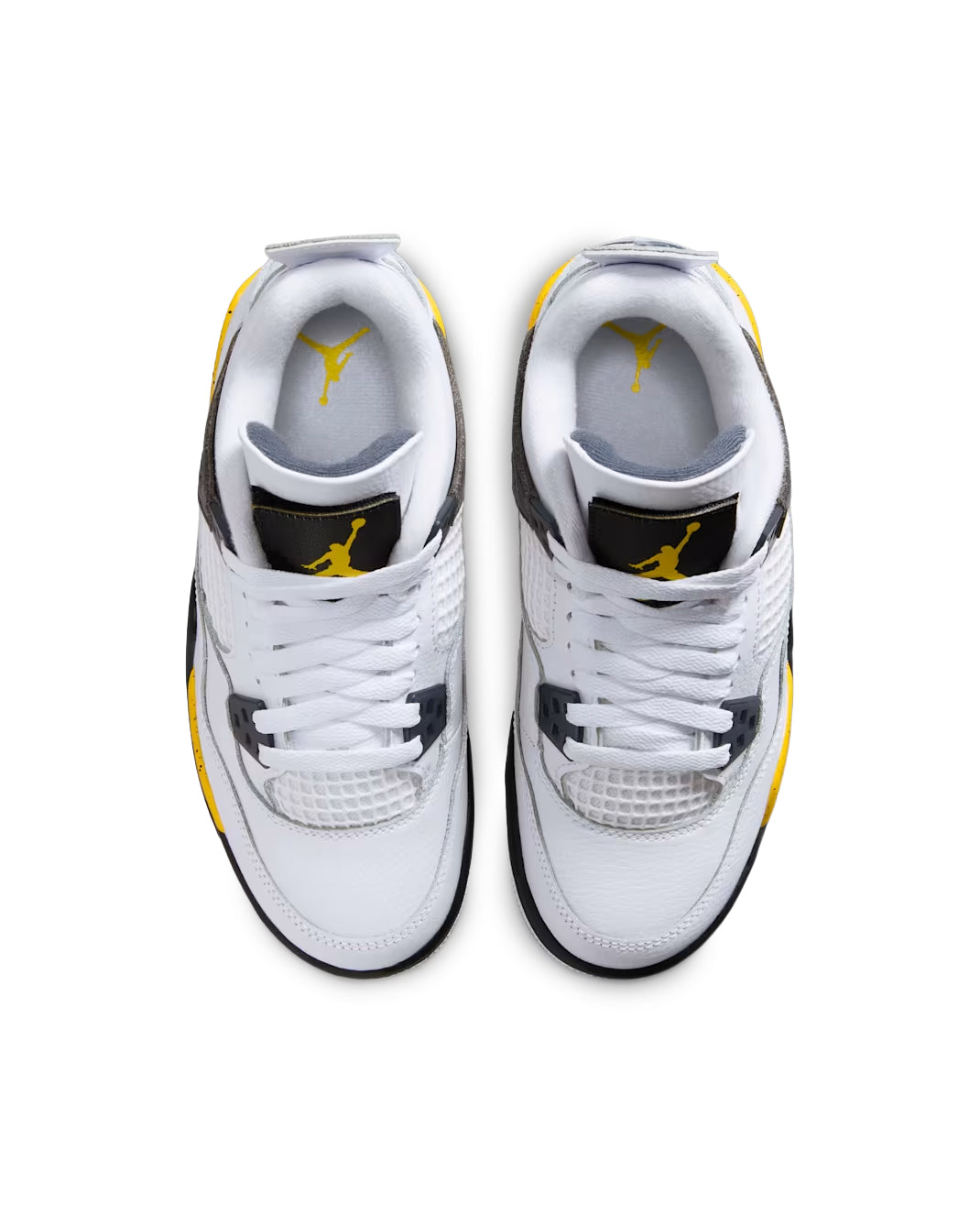 Air Jordan 4 Retro Rare Air GS White Dark Blue Grey Black Tour Yellow 408452-102 | Pro Feet