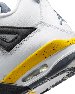 Air Jordan 4 Retro Rare Air GS White Dark Blue Grey Black Tour Yellow 408452-102 | Pro Feet