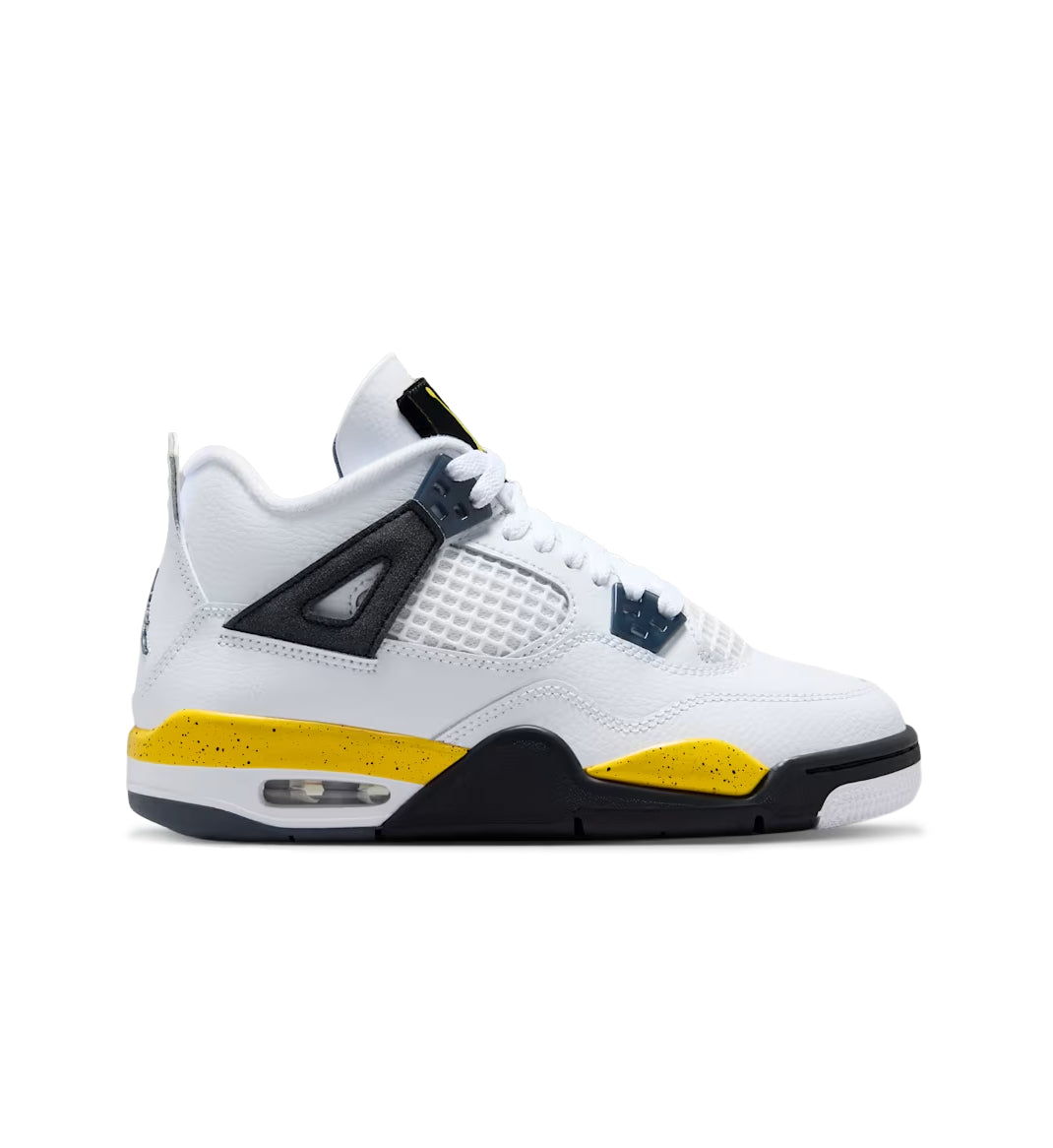 Air Jordan 4 Retro Rare Air GS White Dark Blue Grey Black Tour Yellow 408452-102 | Pro Feet