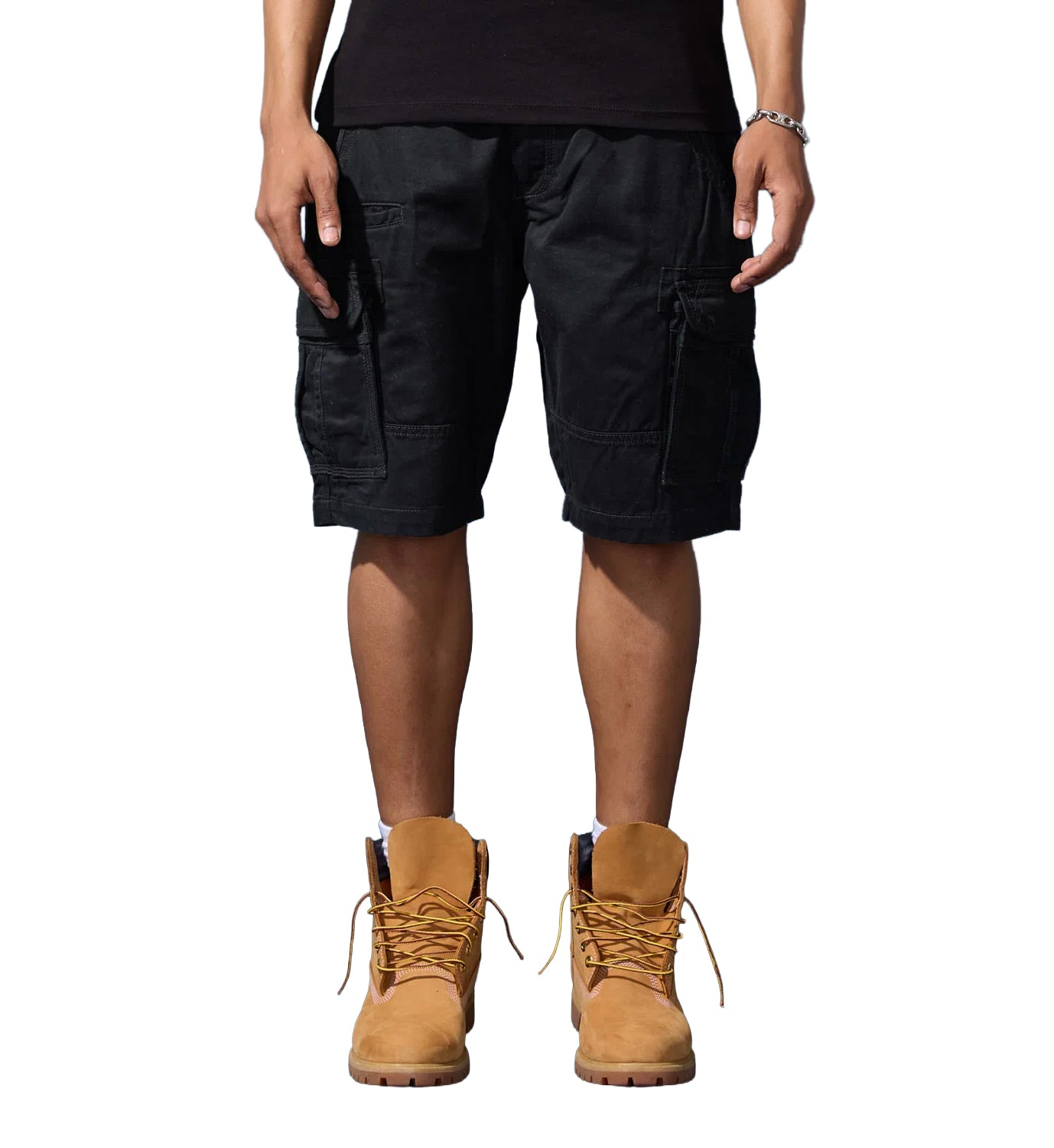 Jordan Craig OG Xavier Cargo Shorts Black 4462-10 | Pro Feet