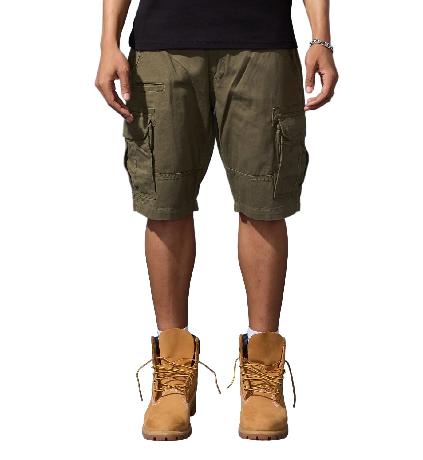 Jordan Craig OG Xavier Cargo Shorts Army Green 4462-34 | Pro Feet