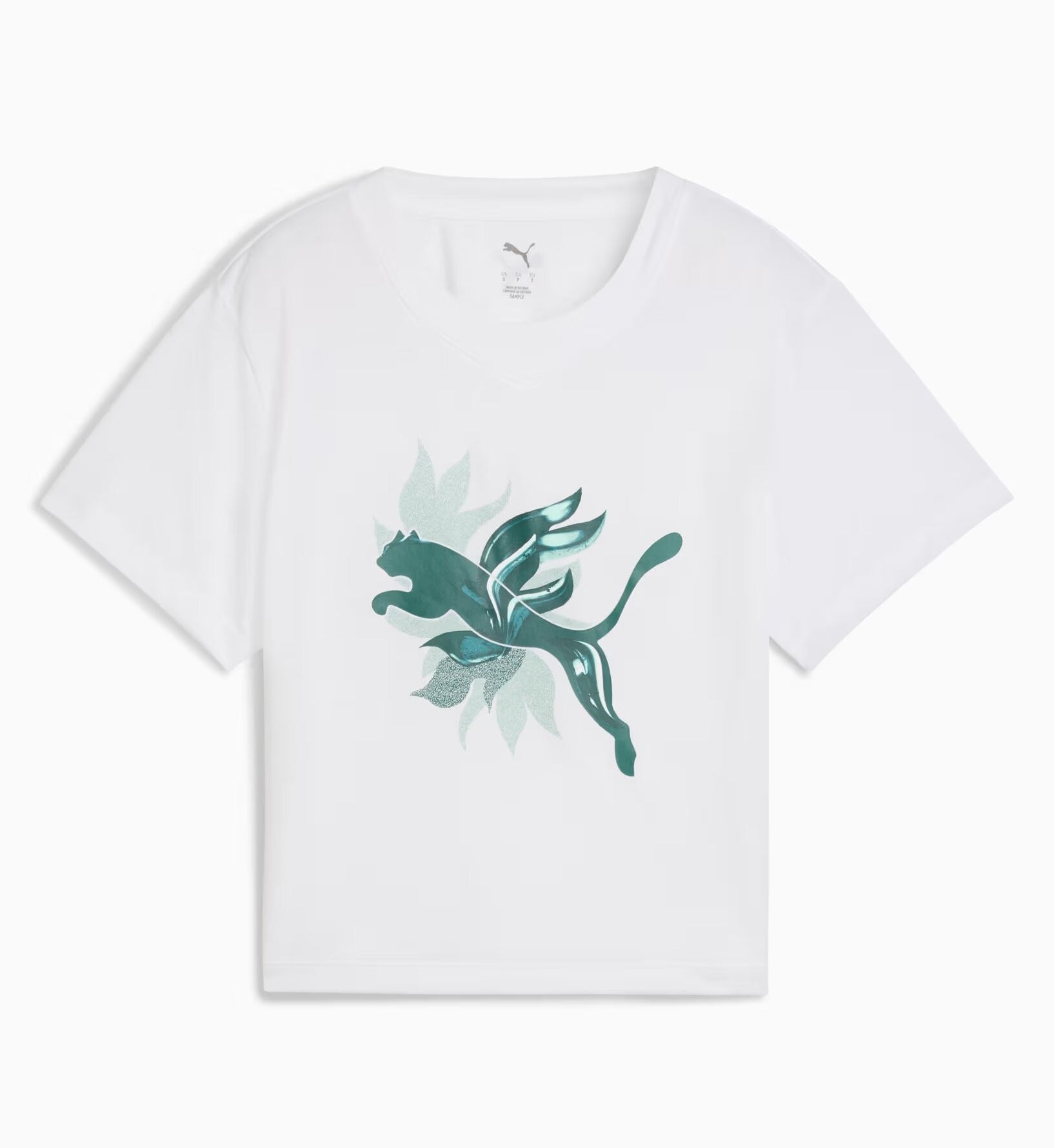 Puma Green Terrains Fashion Graphic Tee “White” (528078_02)