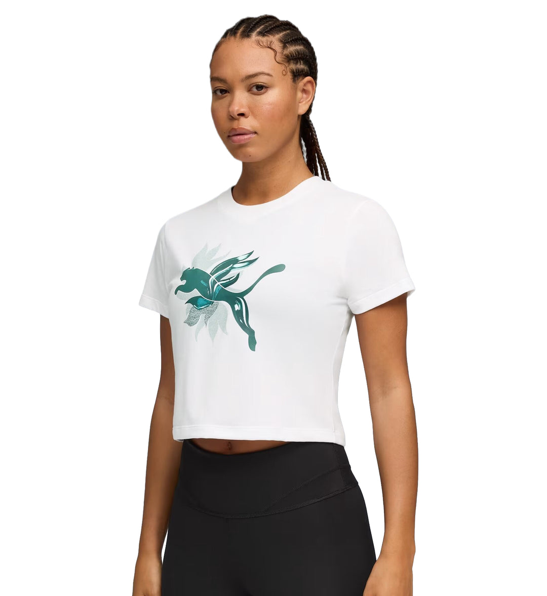 Puma Green Terrains Fashion Graphic Tee “White” (528078_02)