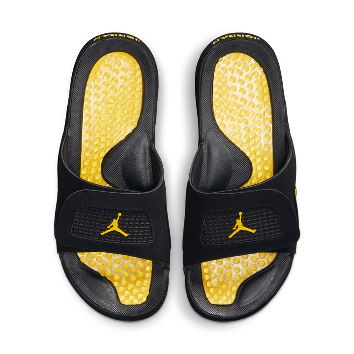 Jordan Hydro 4 Retro Black Tour Yellow 532225-017 | Pro Feet