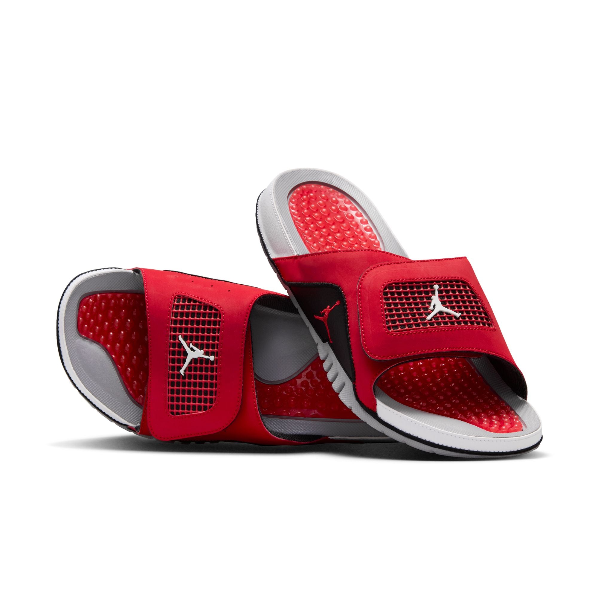 Jordan Hydro 4 Retro – Fire Red/White-Black-Cement Grey | Pro Feet | 532225-600