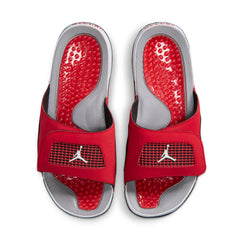 Jordan Hydro 4 Retro – Fire Red/White-Black-Cement Grey | Pro Feet | 532225-600