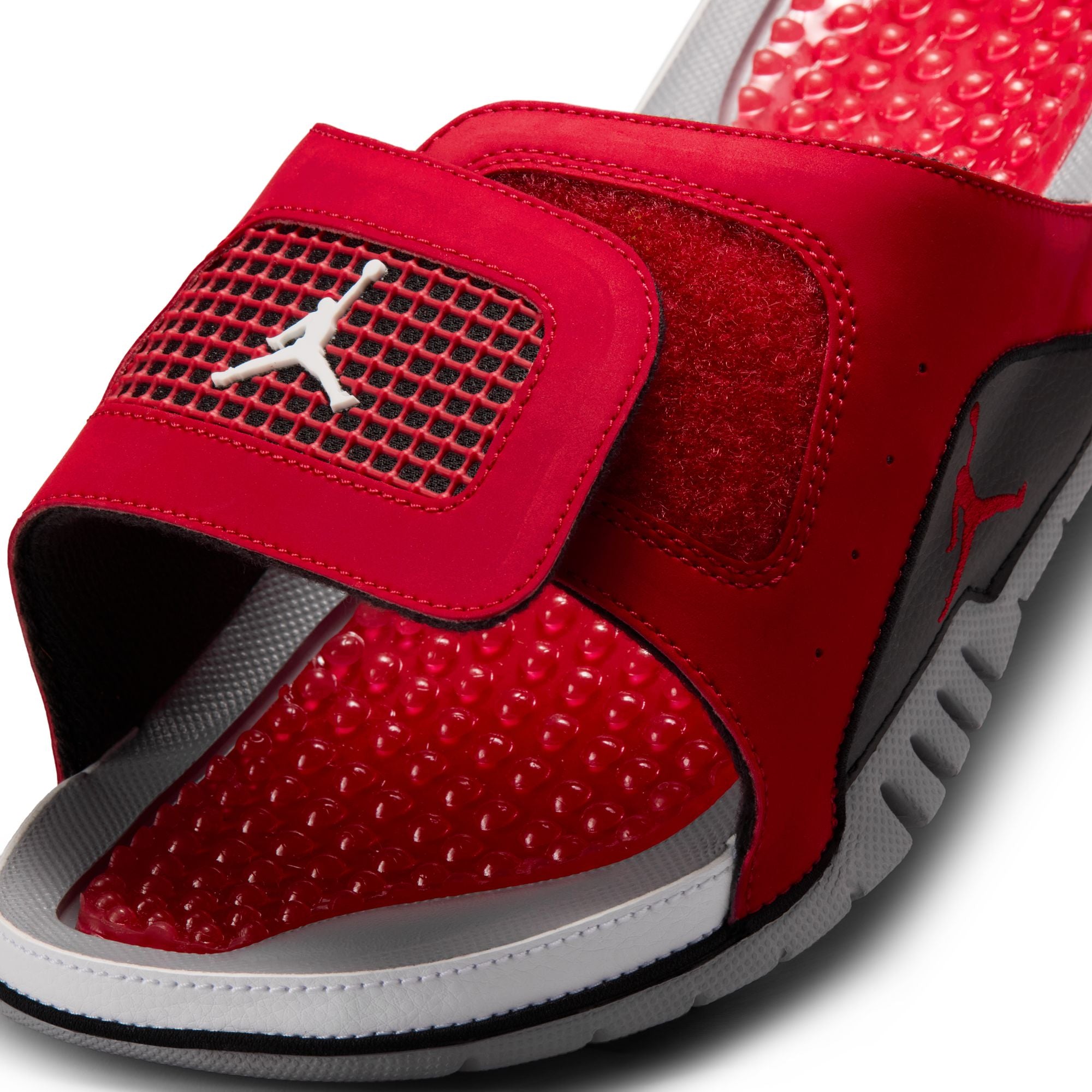 Jordan Hydro 4 Retro – Fire Red/White-Black-Cement Grey | Pro Feet | 532225-600