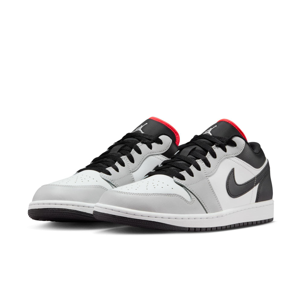 Air Jordan 1 Low Neutral Grey/Black-Summit White (553558-045)