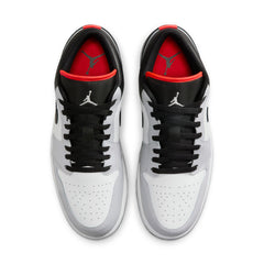 Air Jordan 1 Low Neutral Grey/Black-Summit White (553558-045)