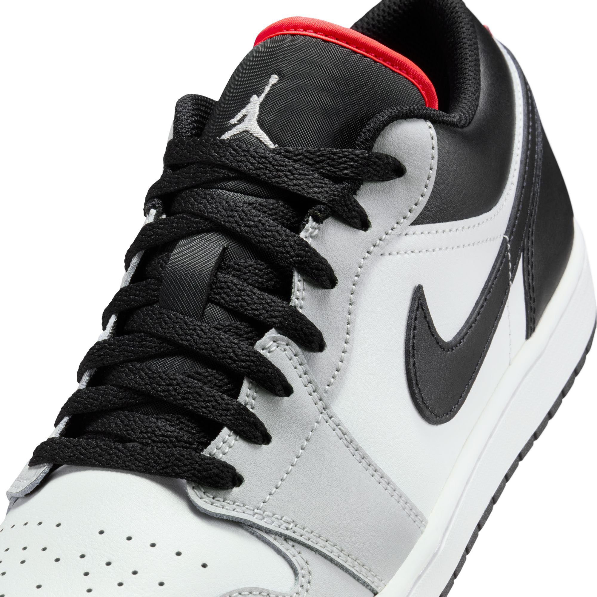 Air Jordan 1 Low Neutral Grey/Black-Summit White (553558-045)