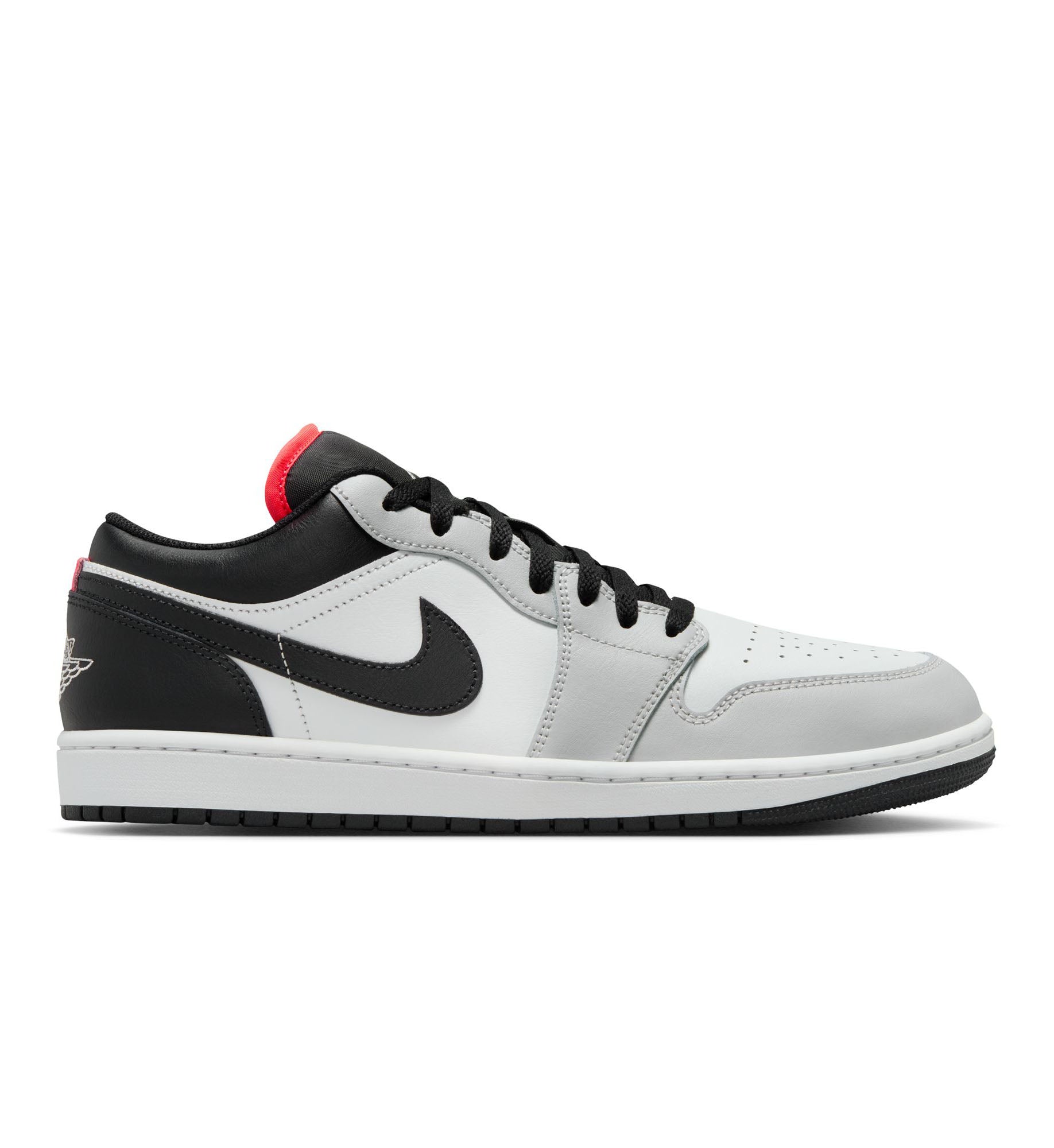 Air Jordan 1 Low Neutral Grey/Black-Summit White (553558-045)