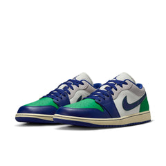 Air Jordan 1 Low Sail/Stadium Green/Neutral Grey/Deep Royal Blue (553558-147)