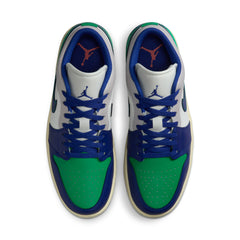 Air Jordan 1 Low Sail/Stadium Green/Neutral Grey/Deep Royal Blue (553558-147)