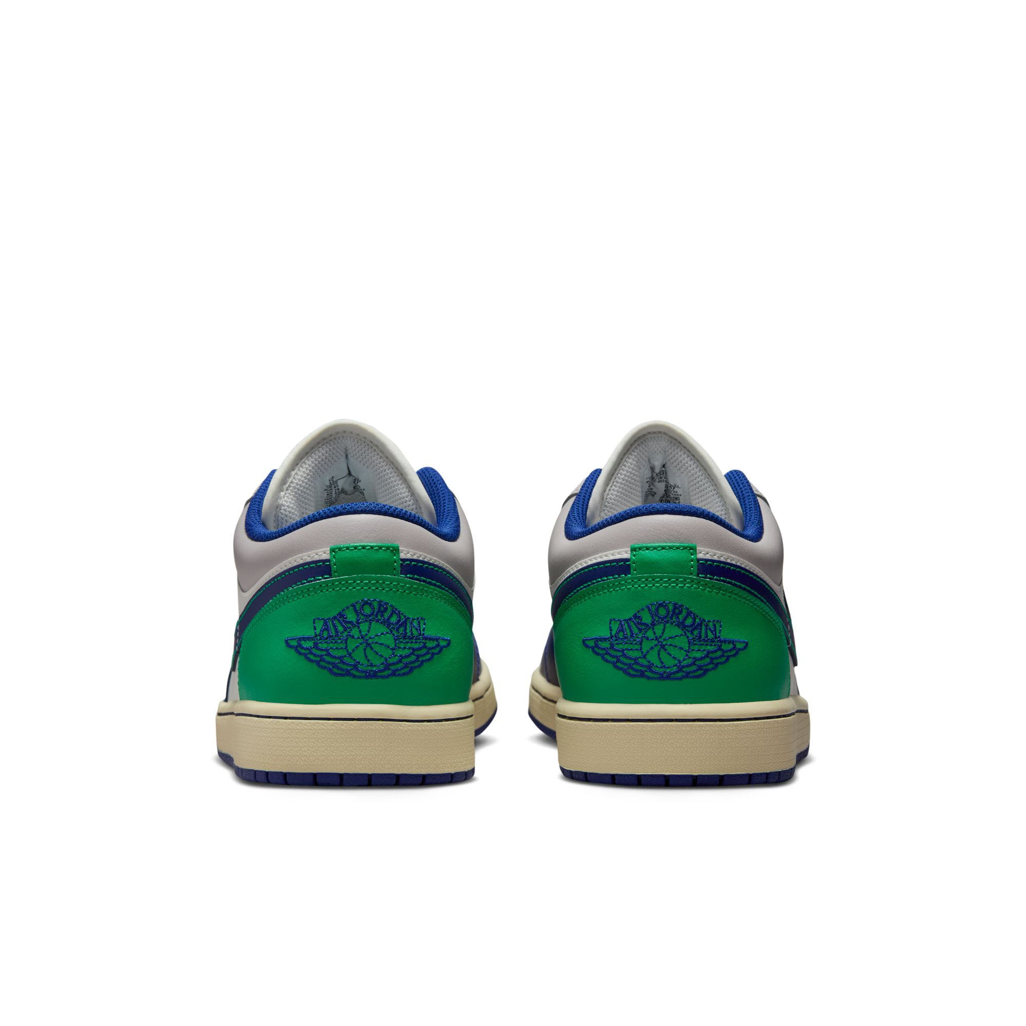 Air Jordan 1 Low Sail/Stadium Green/Neutral Grey/Deep Royal Blue (553558-147)