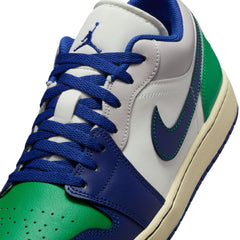 Air Jordan 1 Low Sail/Stadium Green/Neutral Grey/Deep Royal Blue (553558-147)