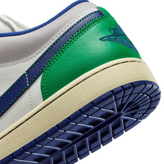 Air Jordan 1 Low Sail/Stadium Green/Neutral Grey/Deep Royal Blue (553558-147)