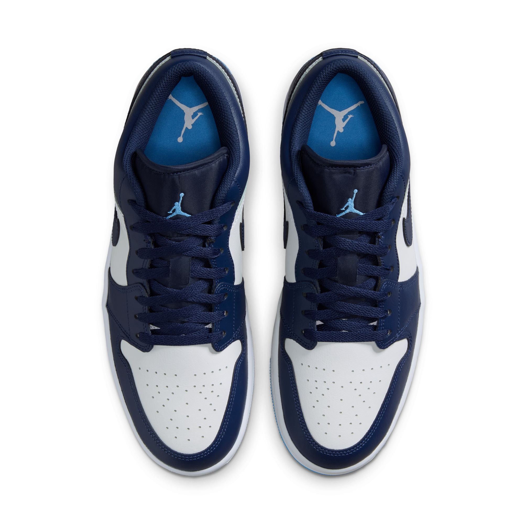 Air Jordan 1 Low Midnight Navy University Blue White 553558-404 | Pro Feet