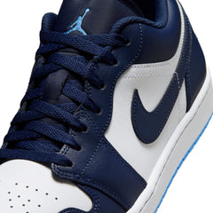 Air Jordan 1 Low Midnight Navy University Blue White 553558-404 | Pro Feet