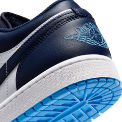 Air Jordan 1 Low Midnight Navy University Blue White 553558-404 | Pro Feet