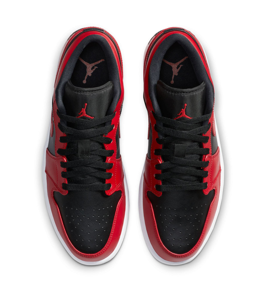 Air Jordan 1 Low — Black/White/Varsity Red