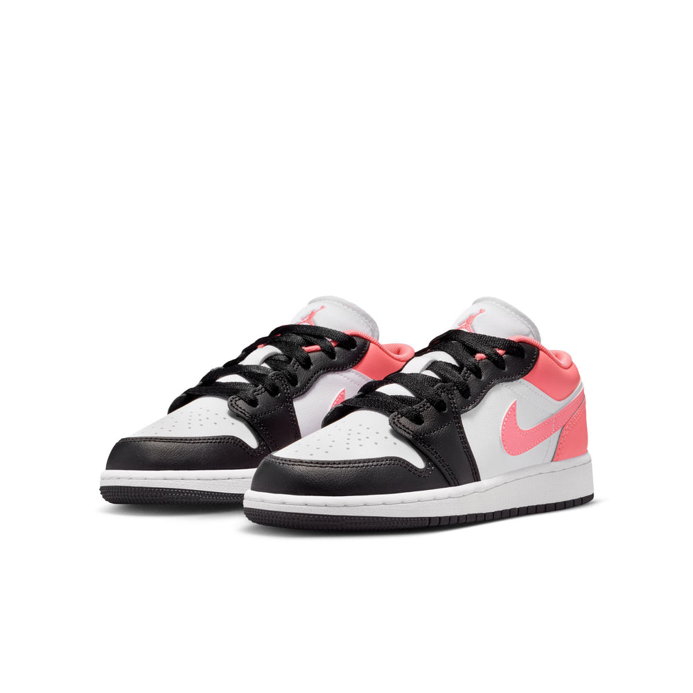 Air Jordan 1 Low Black/Pink Gaze-White (553560-025)