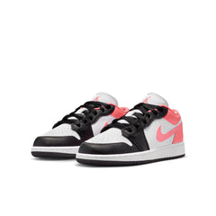 Air Jordan 1 Low Black/Pink Gaze-White (553560-025)