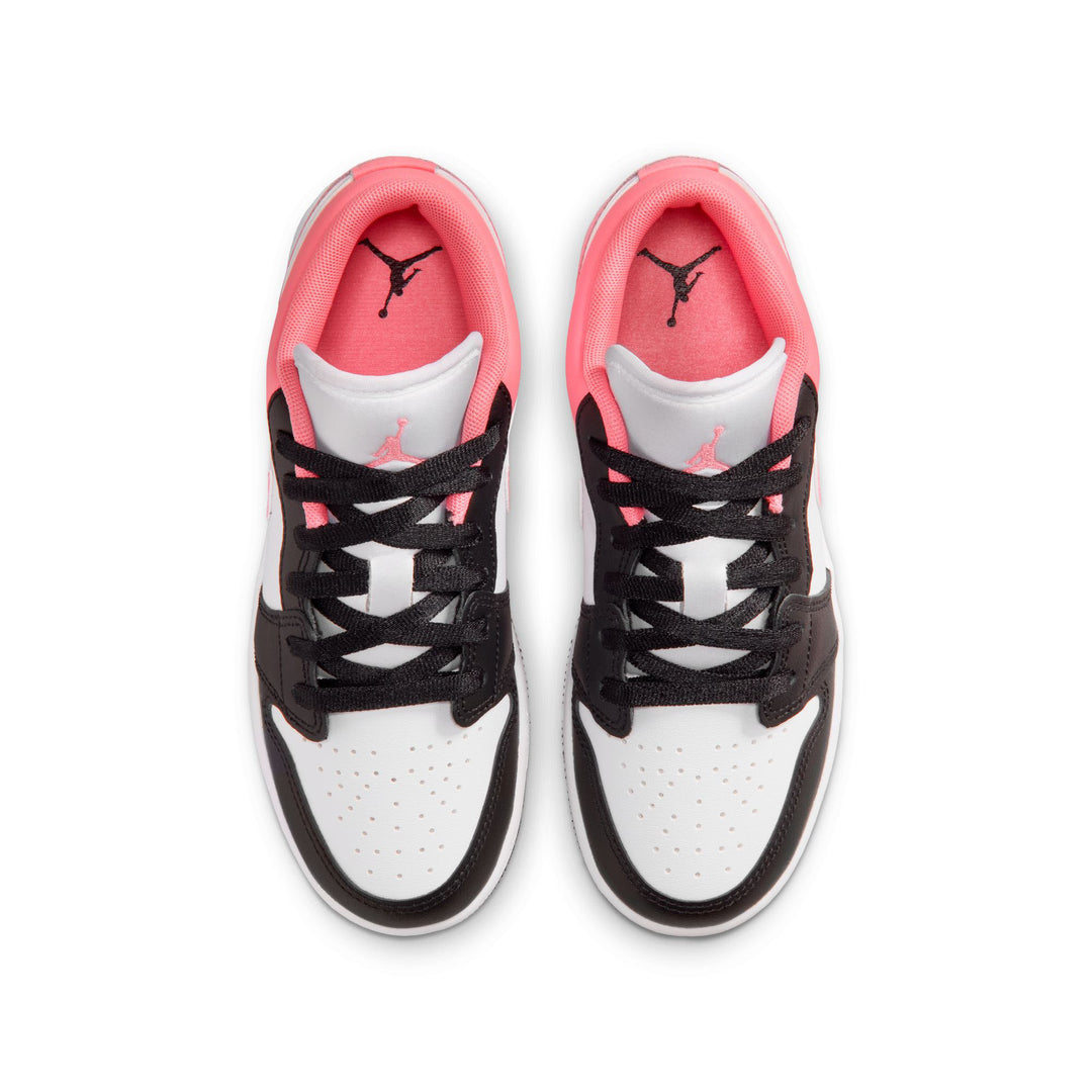 Air Jordan 1 Low Black/Pink Gaze-White (553560-025)