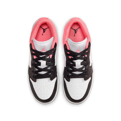 Air Jordan 1 Low Black/Pink Gaze-White (553560-025)