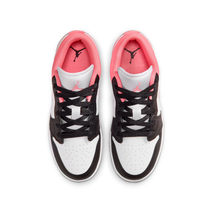 Air Jordan 1 Low Black/Pink Gaze-White (553560-025)
