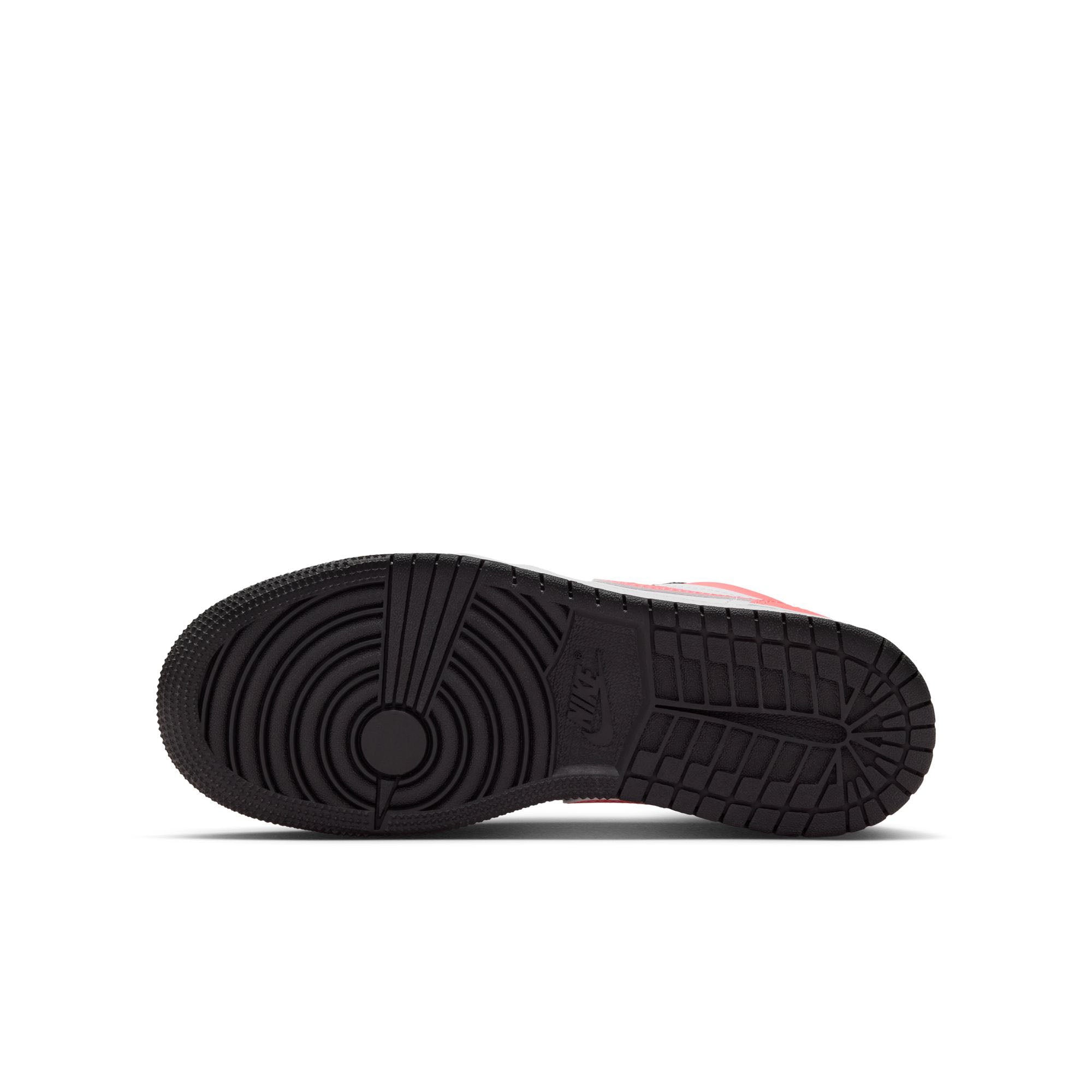 Air Jordan 1 Low Black/Pink Gaze-White (553560-025)