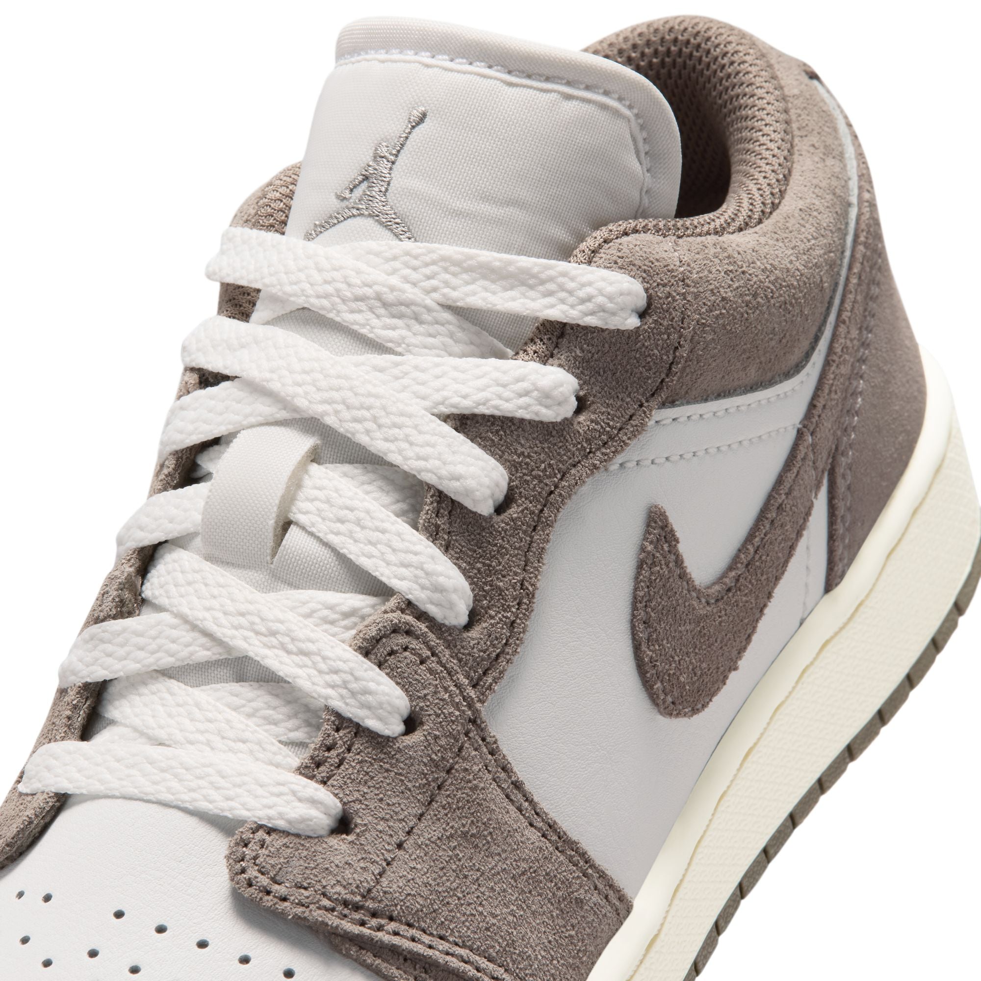 Air Jordan 1 Low GS Olive Grey Enigma Stone Summit White | Pro Feet | 553560-026
