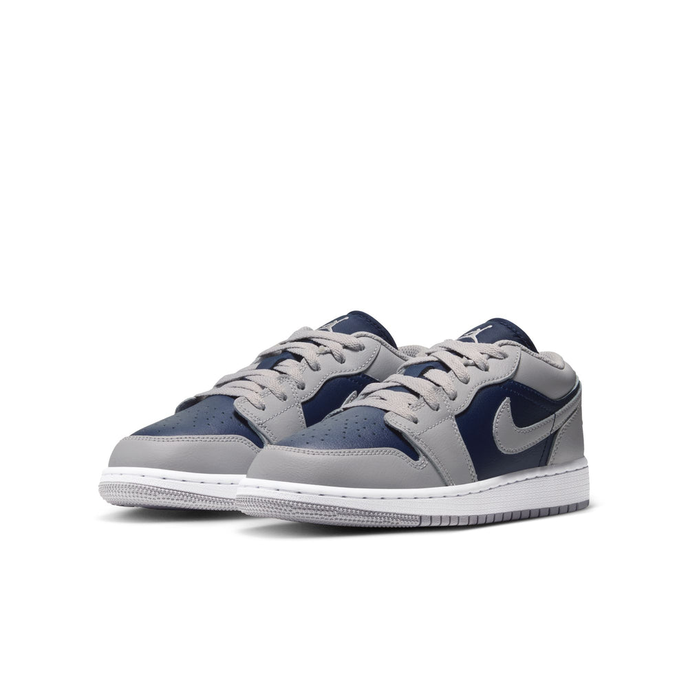 Air Jordan 1 Low GS Tech Grey College Navy 553560-058 | Pro Feet