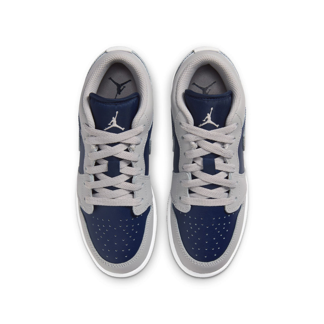 Air Jordan 1 Low GS Tech Grey College Navy 553560-058 | Pro Feet