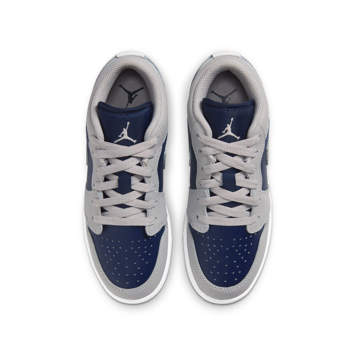 Air Jordan 1 Low GS Tech Grey College Navy 553560-058 | Pro Feet