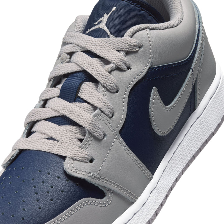 Air Jordan 1 Low GS Tech Grey College Navy 553560-058 | Pro Feet