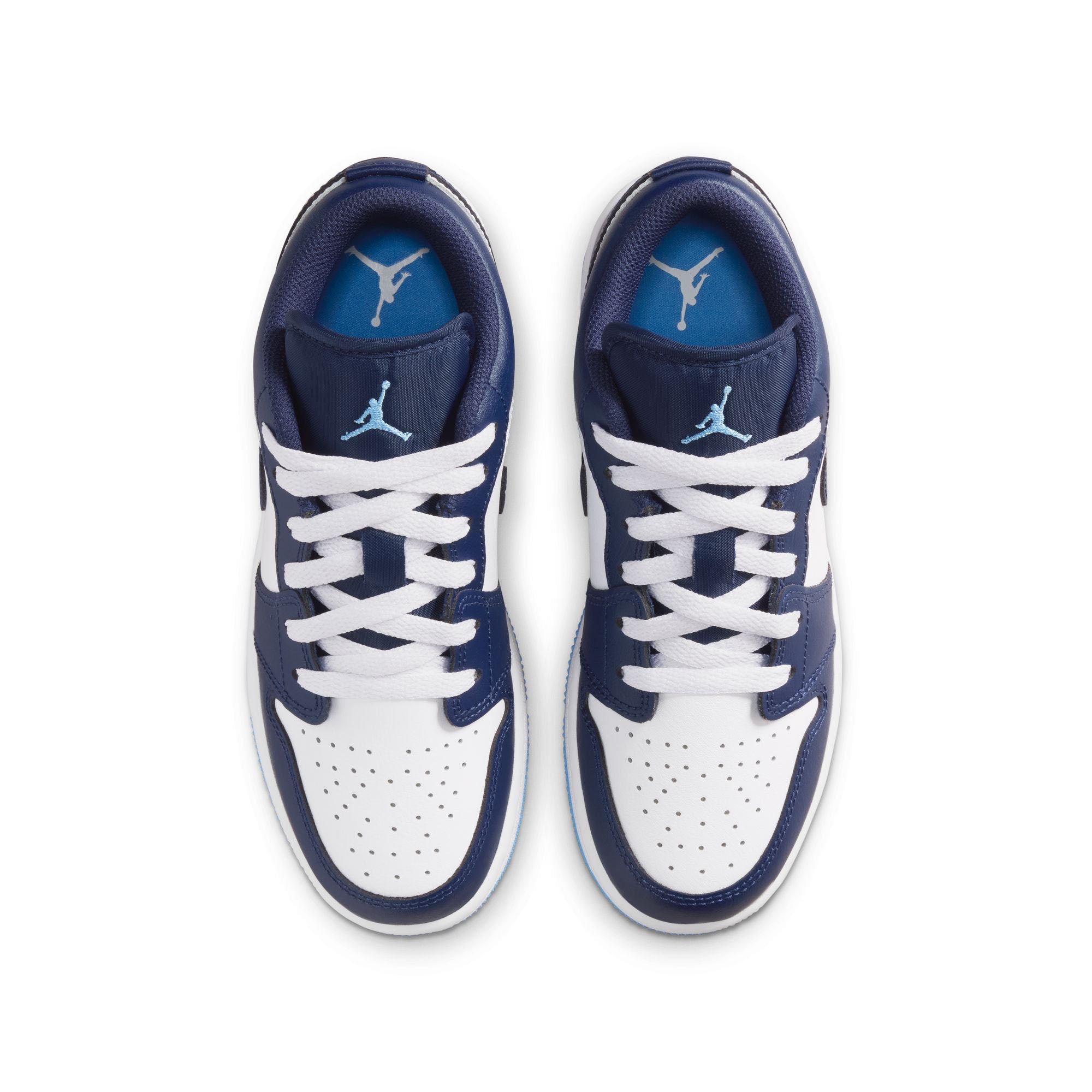 Air Jordan 1 Low GS Midnight Navy University Blue | Pro Feet | 553560-404