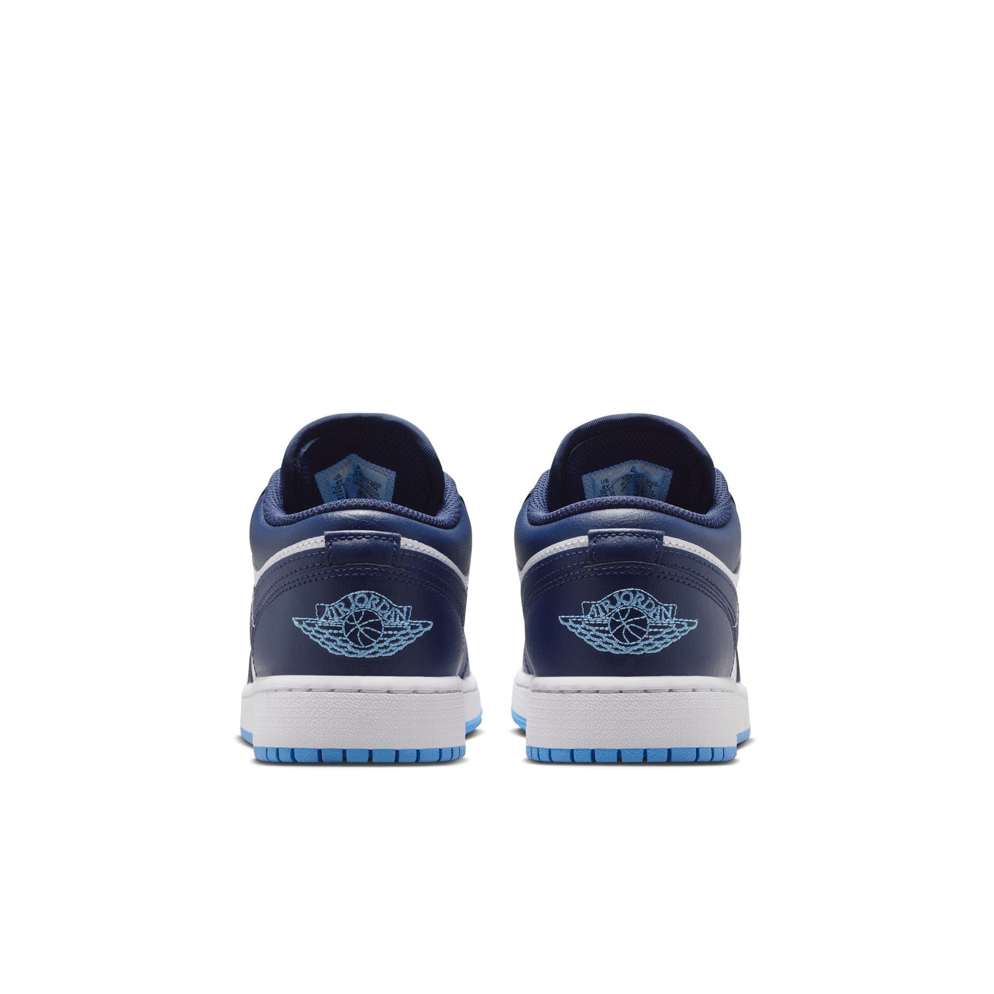 Air Jordan 1 Low GS Midnight Navy University Blue | Pro Feet | 553560-404