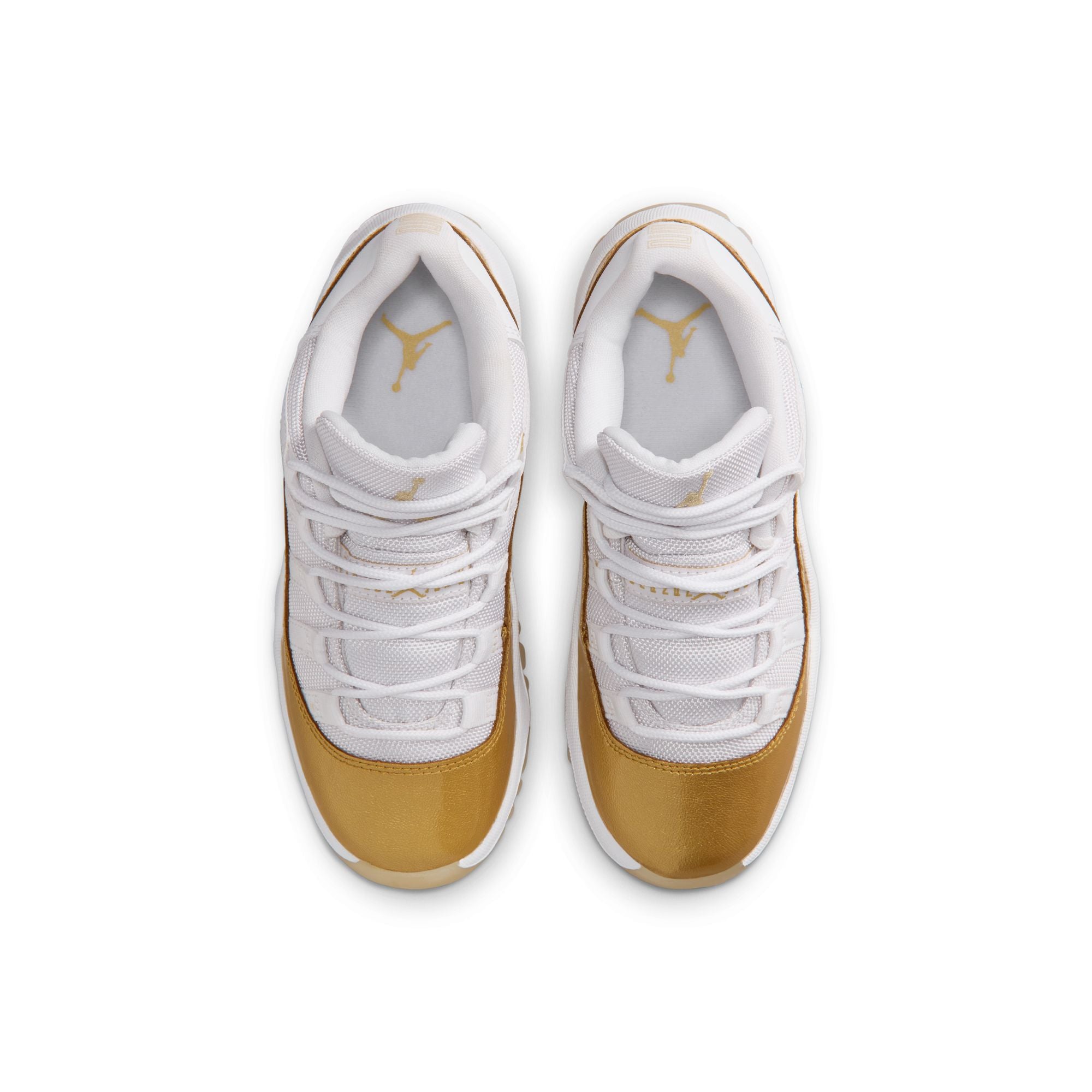 Jordan 11 Retro Low PS White Metallic Gold Team Gold 580522-102 | Pro Feet
